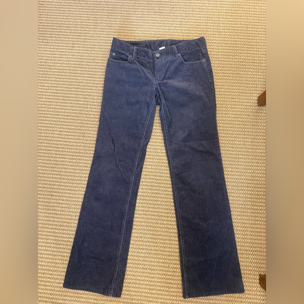 J. Crew Dark Gray Corduroy Trousers